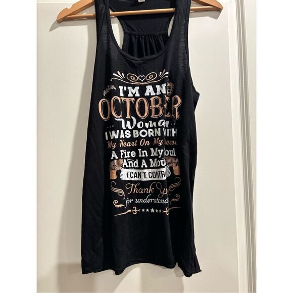 I'm an October Woman Tank Top size Large - Picture 1 of 2